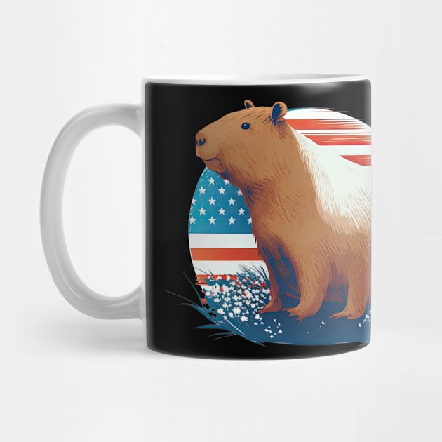 Capybara 4th of July by JayD World